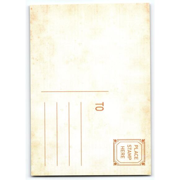 Vintage Christmas Santa Claus in Blue Suit Lithograph Postcard 5.5x4" Snow - Picture 2 of 2